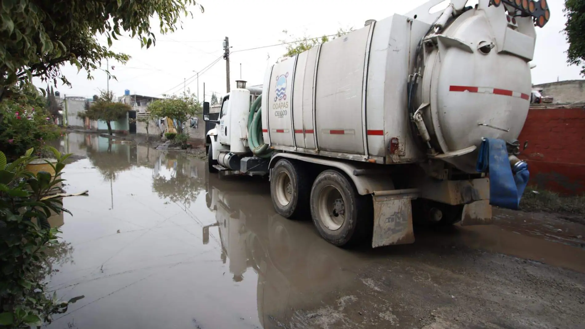 Encharcamientos en Chalco 